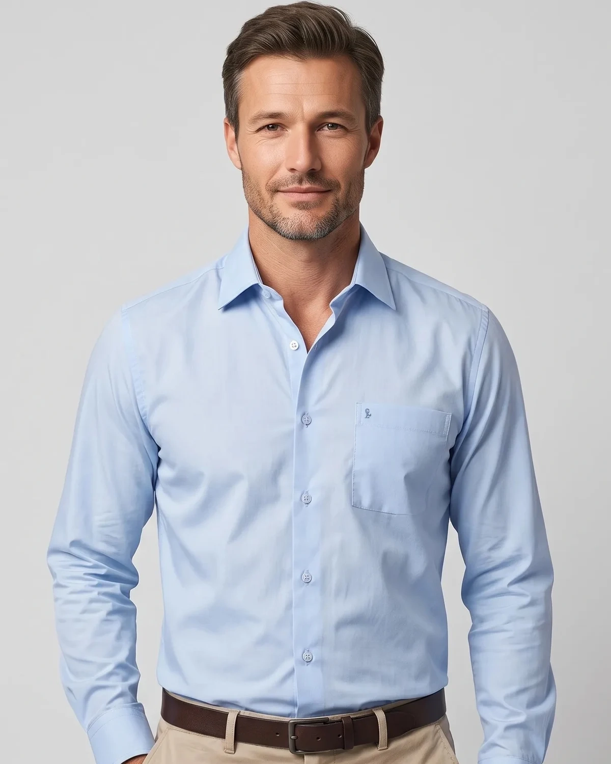 Camisa Manga Longa Lisa Viena